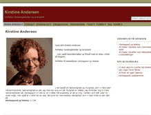 Tablet Screenshot of kirstineandersen.dk